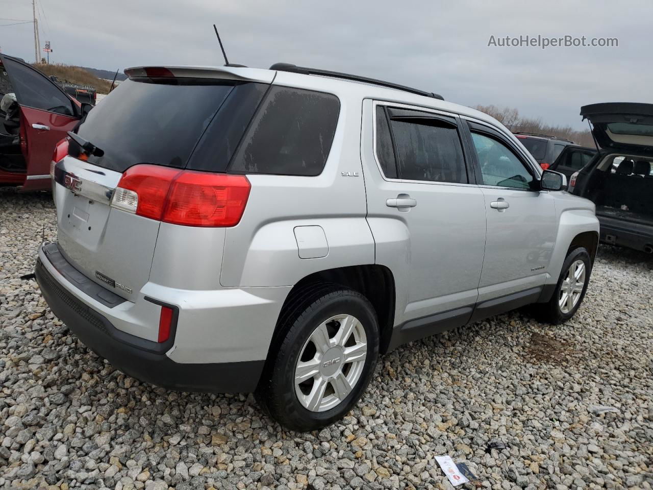 2016 Gmc Terrain Sle Silver vin: 2GKFLSEK6G6162910