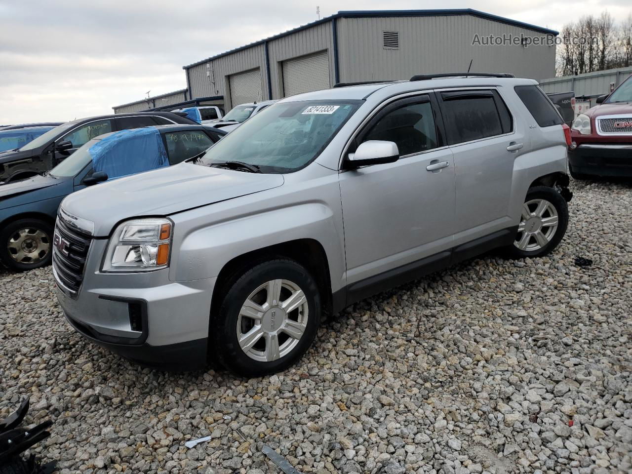 2016 Gmc Terrain Sle Silver vin: 2GKFLSEK6G6162910