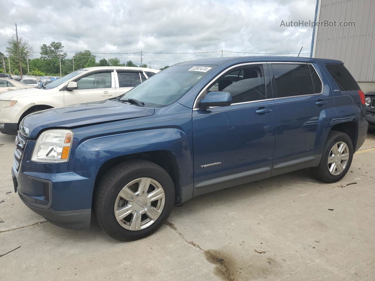 2016 Gmc Terrain Sle Blue vin: 2GKFLSEK6G6172708