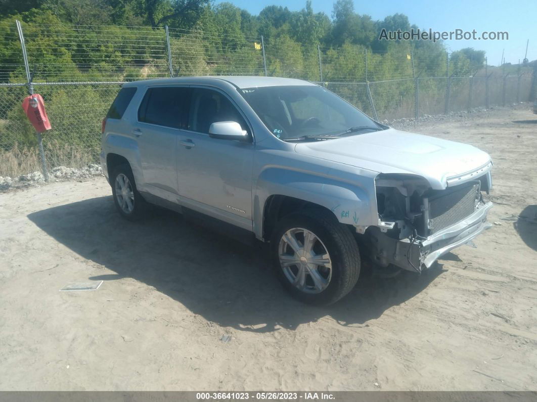 2017 Gmc Terrain Sle Silver vin: 2GKFLSEK7H6187493