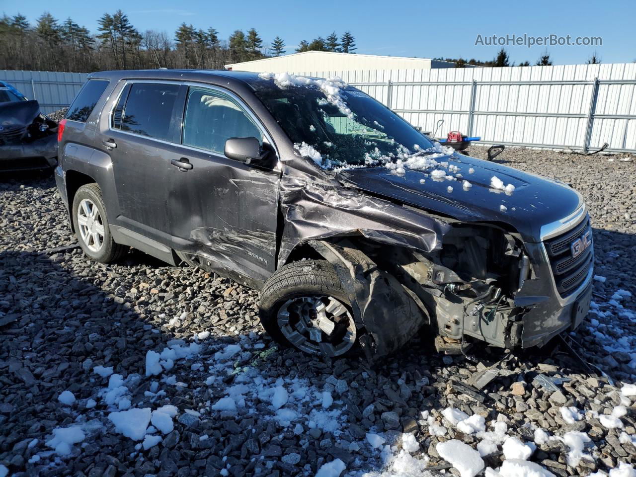 2016 Gmc Terrain Sle Charcoal vin: 2GKFLSEK8G6104068