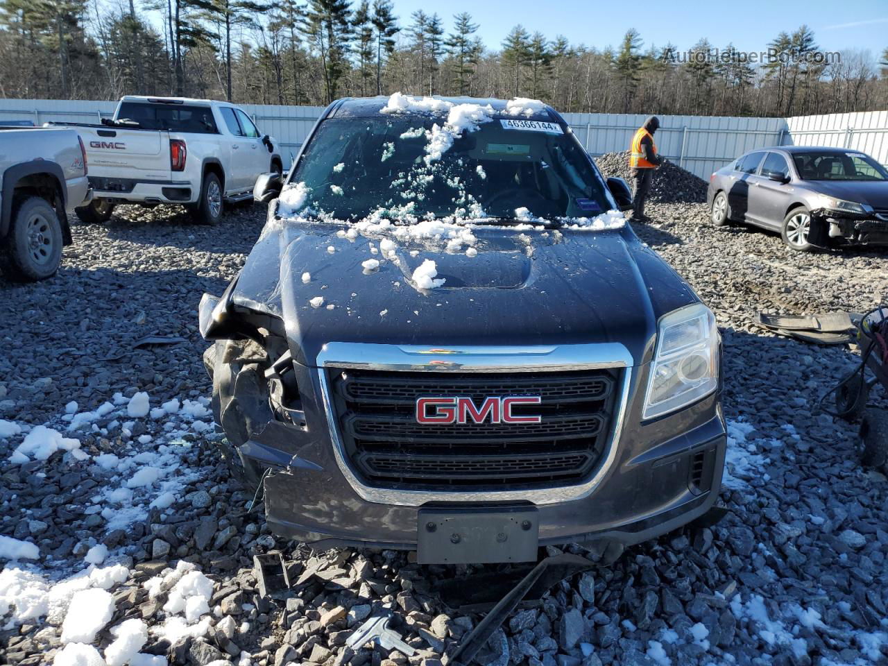 2016 Gmc Terrain Sle Charcoal vin: 2GKFLSEK8G6104068