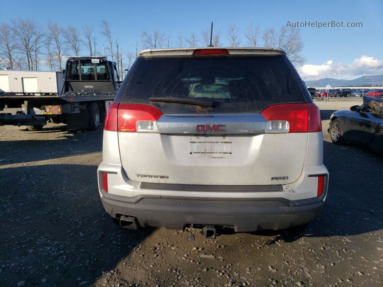 2016 Gmc Terrain Sle White vin: 2GKFLSEK8G6113336