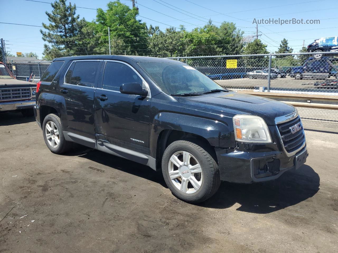 2016 Gmc Terrain Sle Black vin: 2GKFLSEK9G6264153