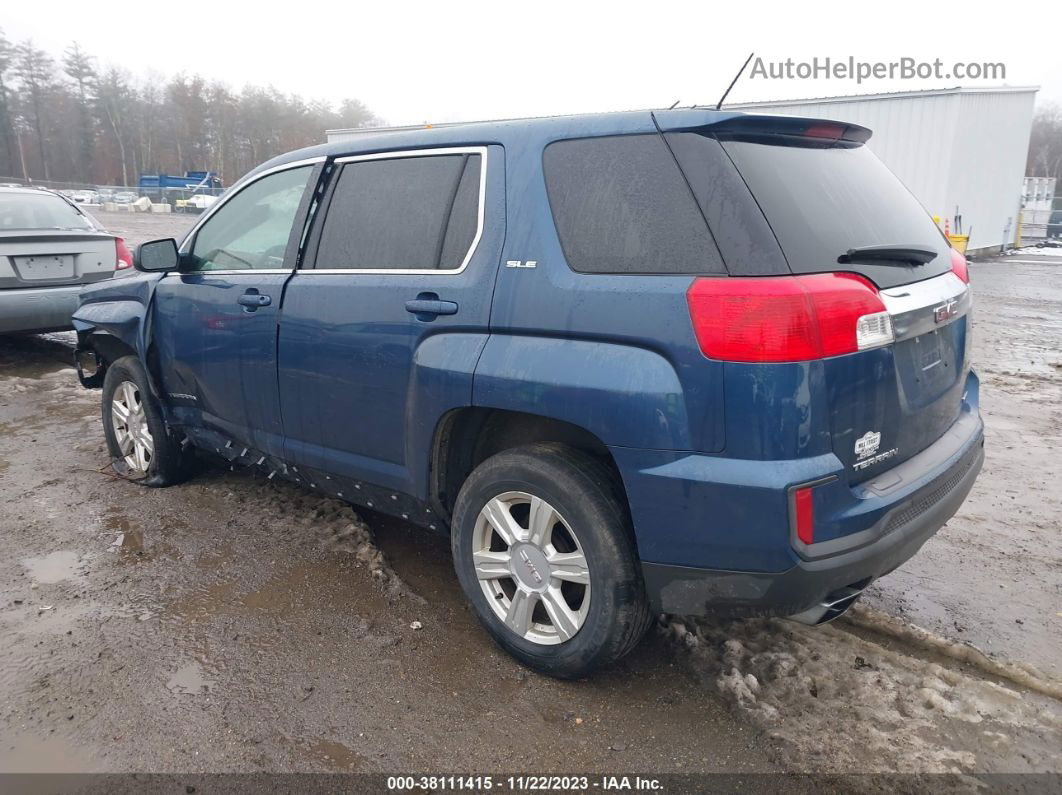 2016 Gmc Terrain Sle-1 Синий vin: 2GKFLSEKXG6148170