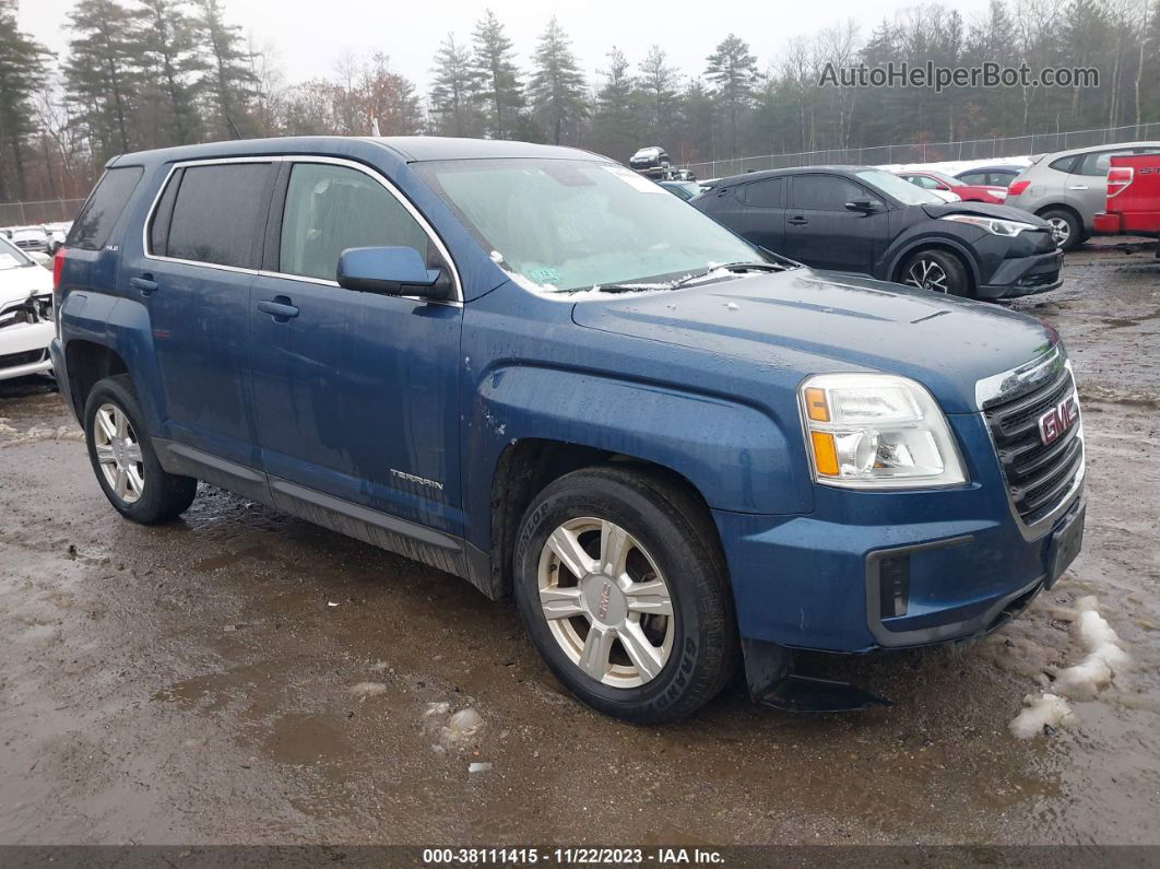 2016 Gmc Terrain Sle-1 Синий vin: 2GKFLSEKXG6148170