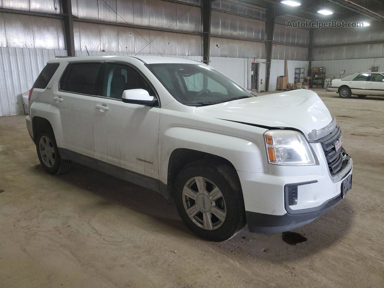 2016 Gmc Terrain Sle White vin: 2GKFLSEKXG6221960