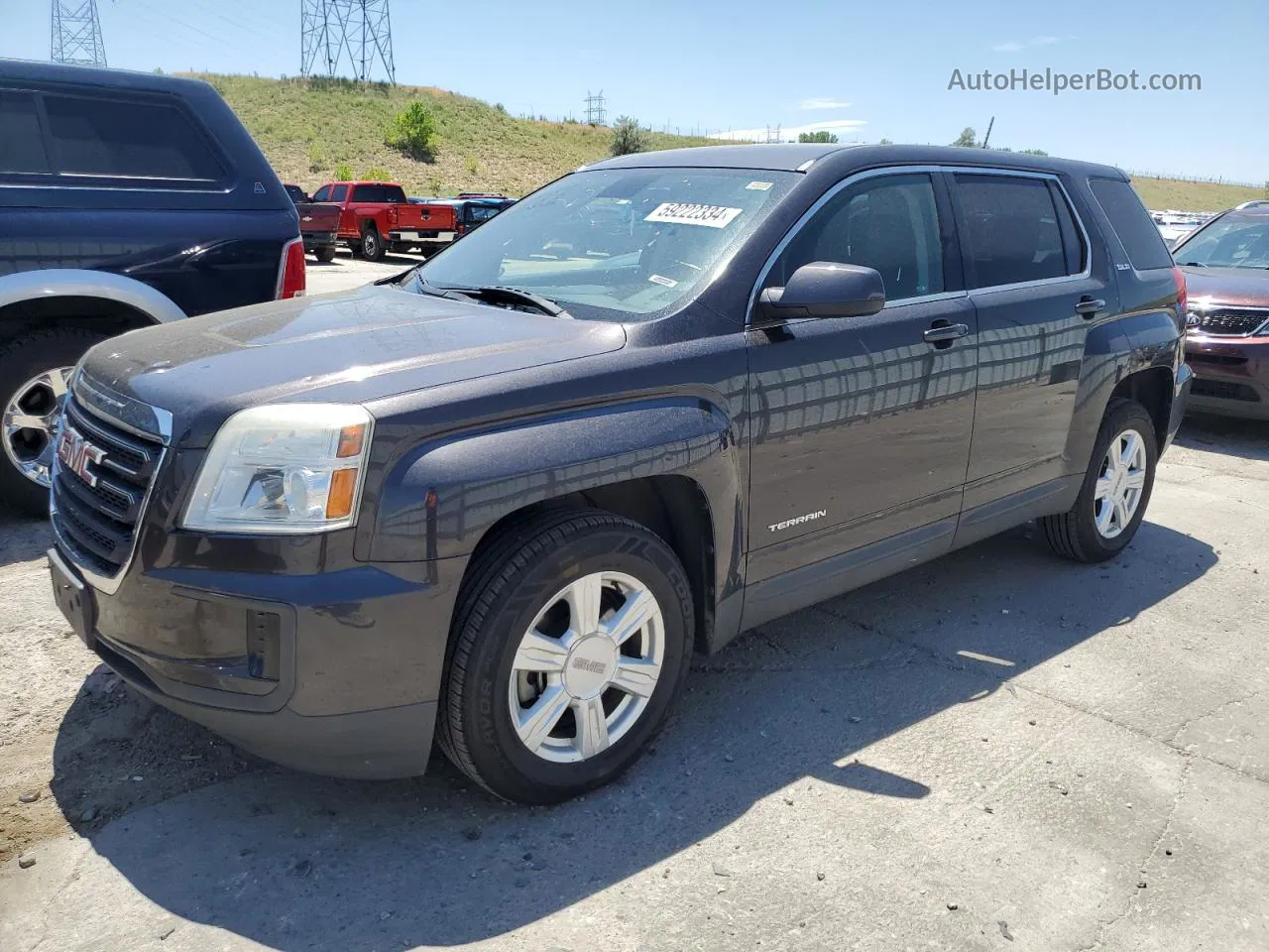 2016 Gmc Terrain Sle Charcoal vin: 2GKFLSEKXG6281494