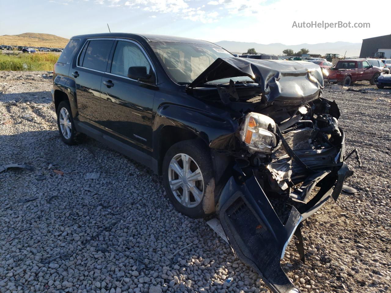 2017 Gmc Terrain Sle Black vin: 2GKFLSEKXH6218817