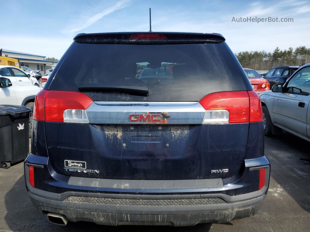 2017 Gmc Terrain Sle Blue vin: 2GKFLSEKXH6309618