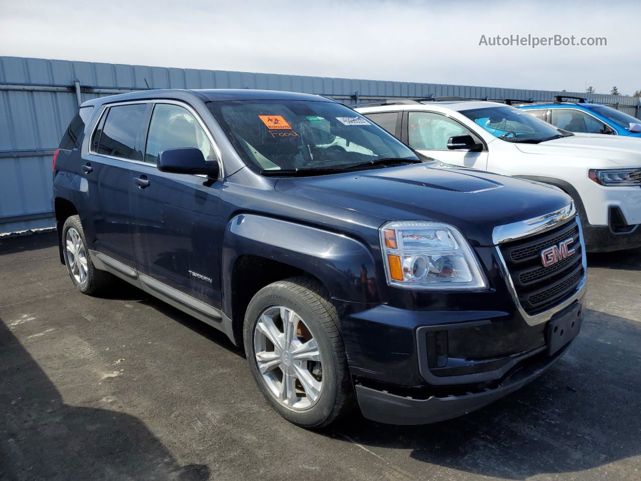 2017 Gmc Terrain Sle Blue vin: 2GKFLSEKXH6309618