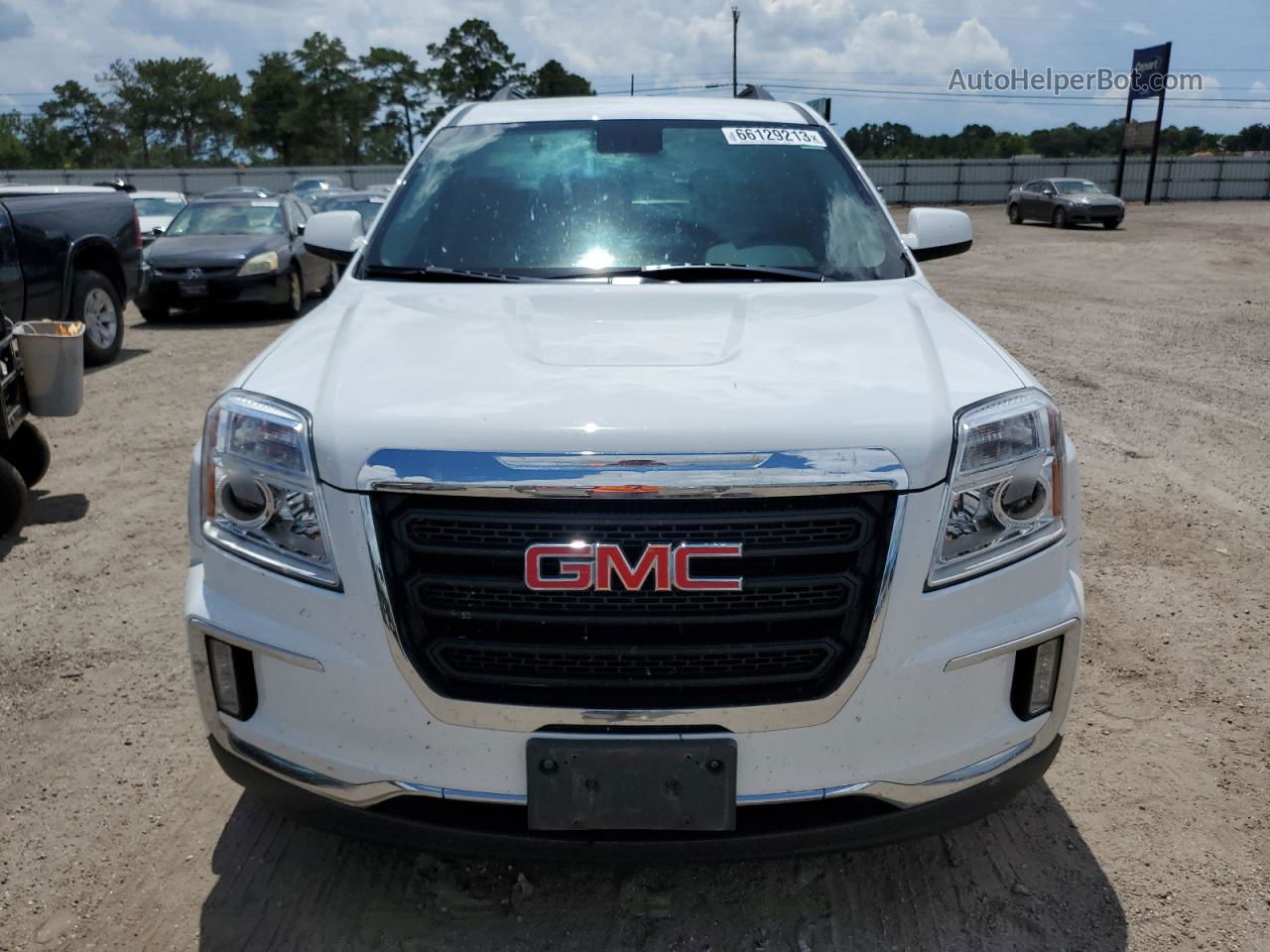 2017 Gmc Terrain Sle White vin: 2GKFLTE30H6322120