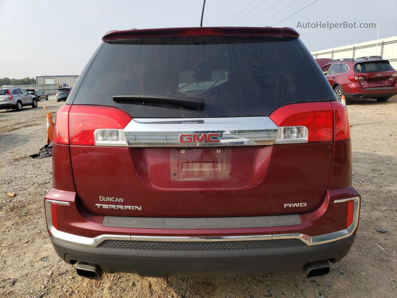 2016 Gmc Terrain Sle Maroon vin: 2GKFLTE32G6353576