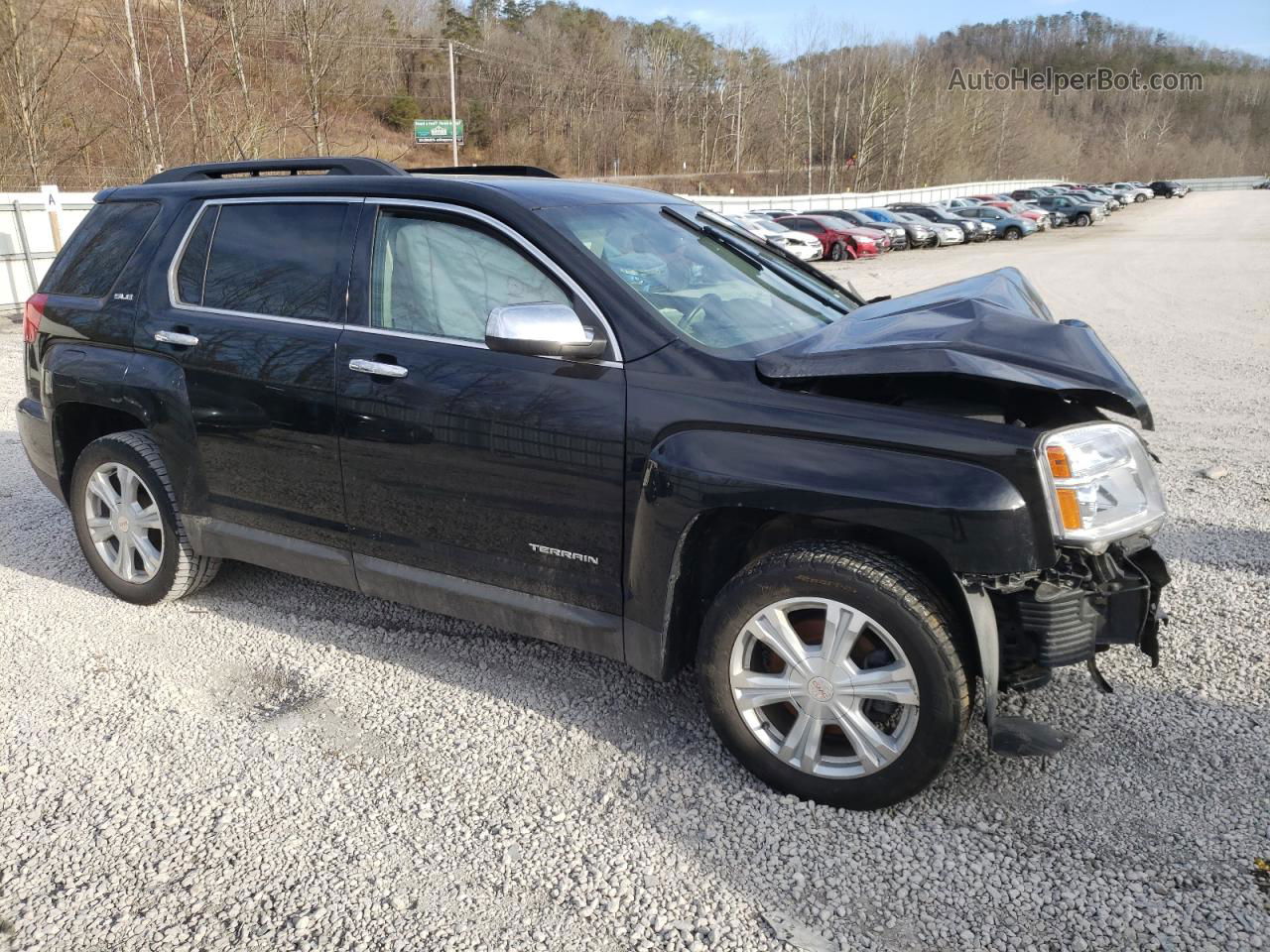 2017 Gmc Terrain Sle Black vin: 2GKFLTE35H6300100