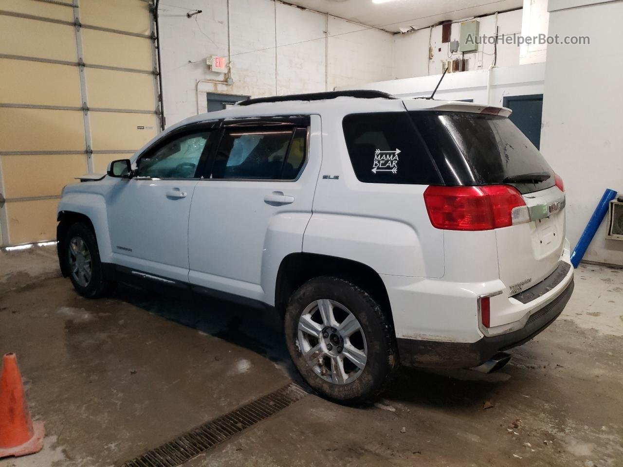 2016 Gmc Terrain Sle White vin: 2GKFLTEK0G6298598