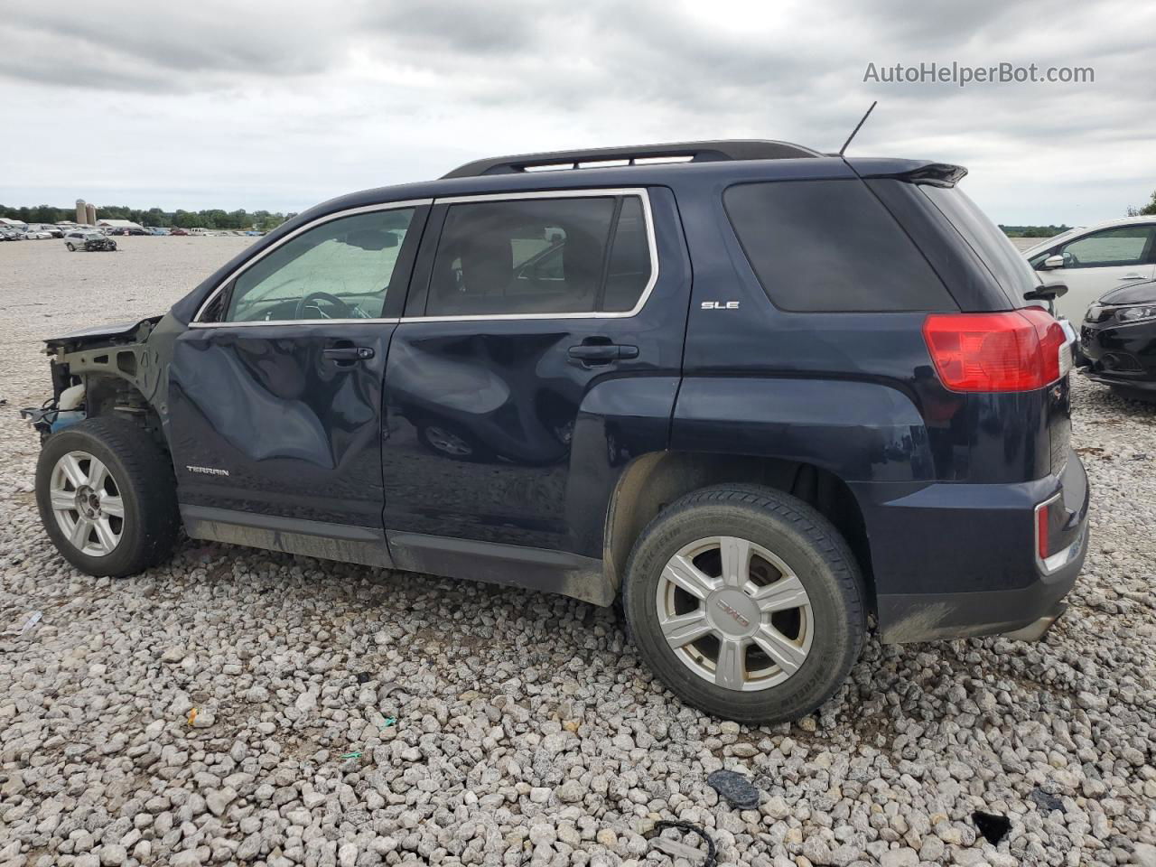 2016 Gmc Terrain Sle Синий vin: 2GKFLTEK1G6179359