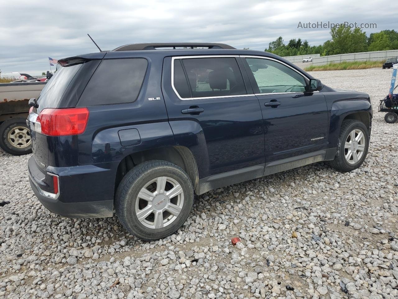 2016 Gmc Terrain Sle Blue vin: 2GKFLTEK1G6179359