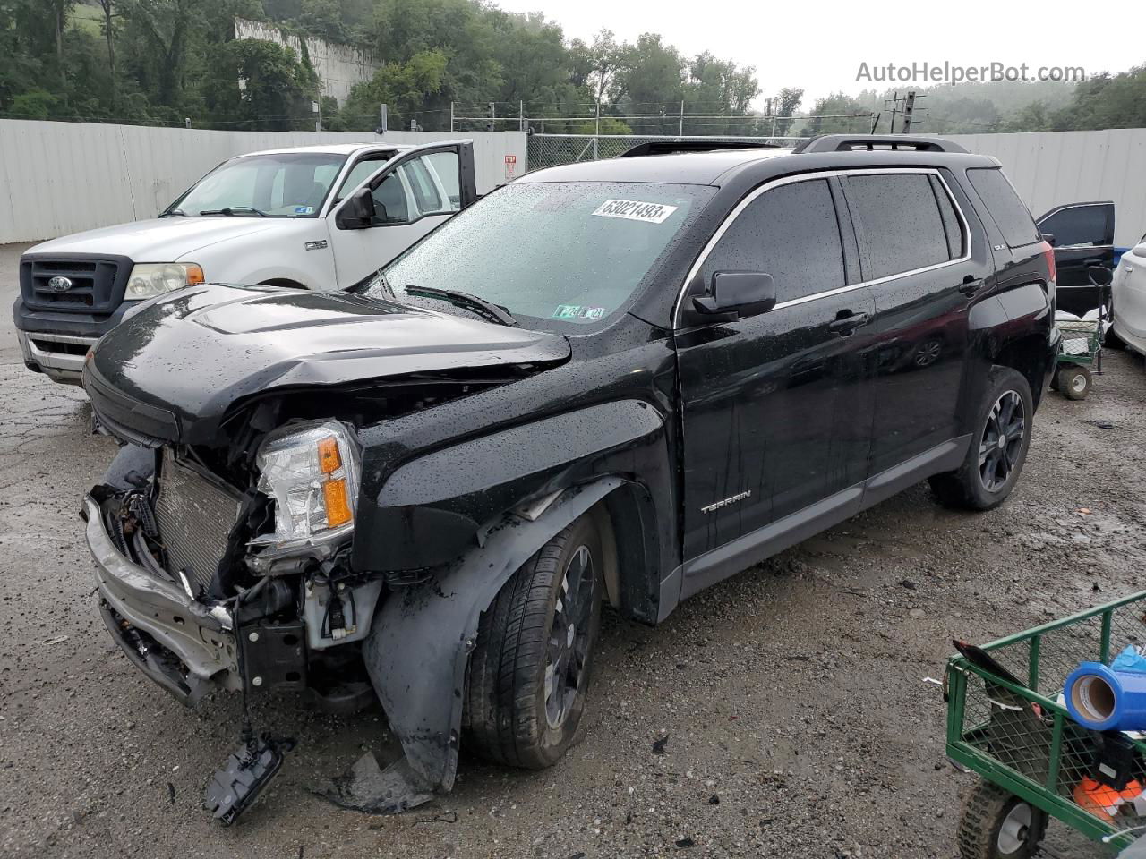 2017 Gmc Terrain Sle Черный vin: 2GKFLTEK1H6180318