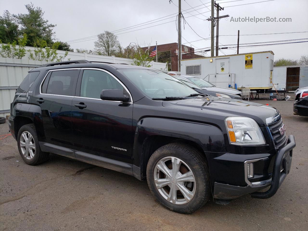 2017 Gmc Terrain Sle Черный vin: 2GKFLTEK1H6324854