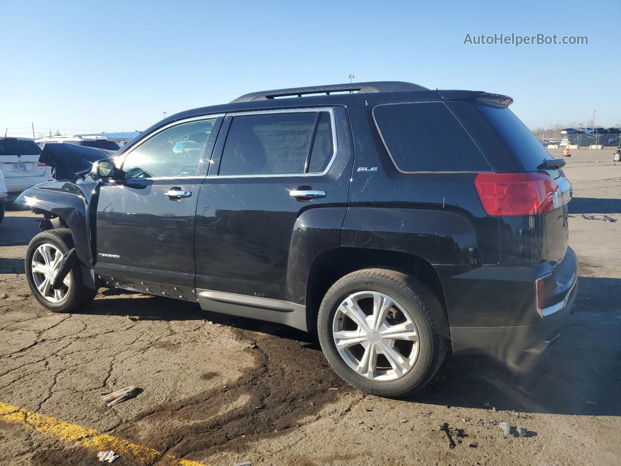 2017 Gmc Terrain Sle Черный vin: 2GKFLTEK1H6325535