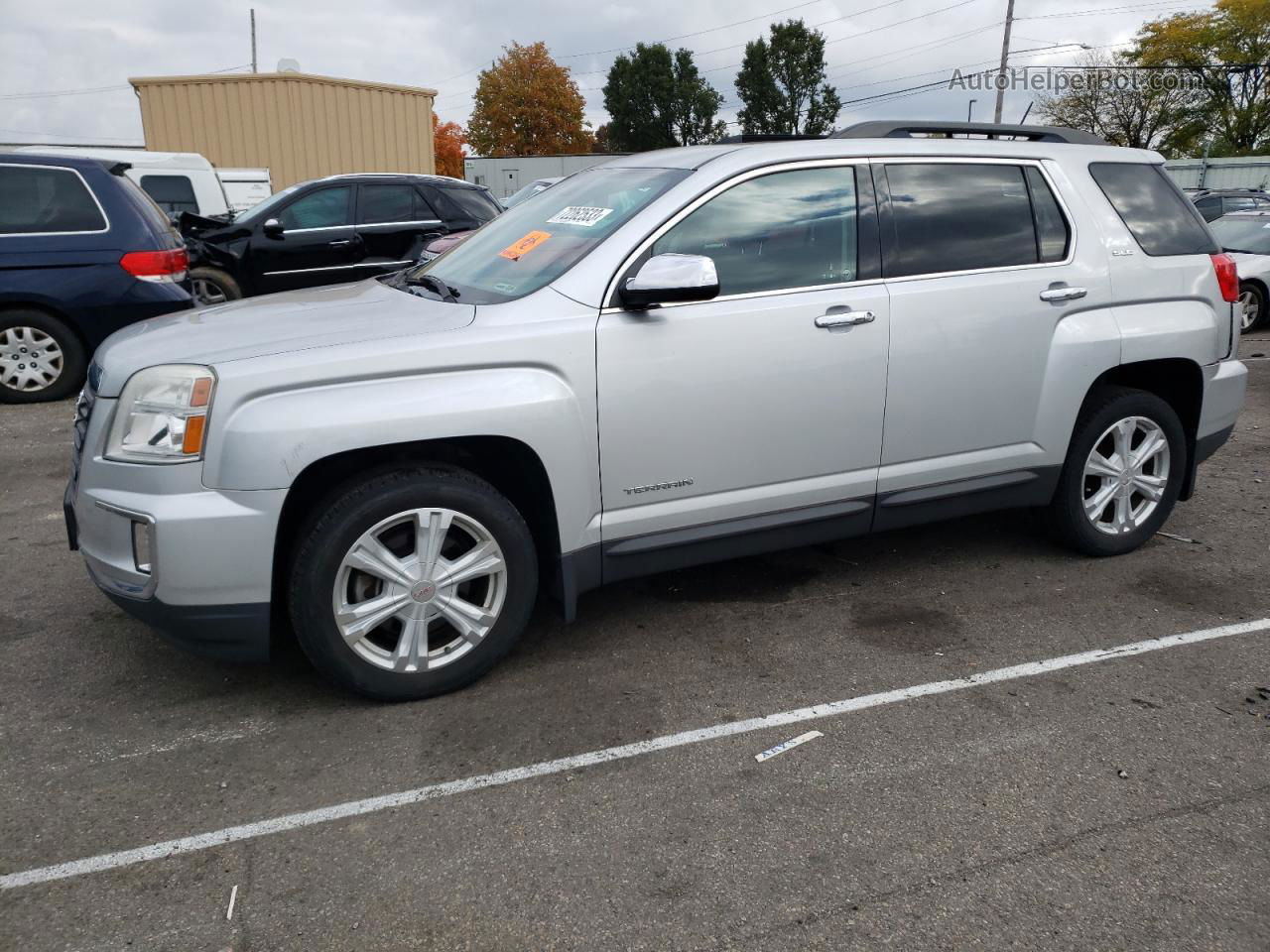 2016 Gmc Terrain Sle Silver vin: 2GKFLTEK2G6201448