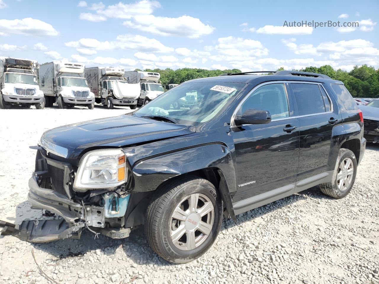 2016 Gmc Terrain Sle Black vin: 2GKFLTEK2G6201501