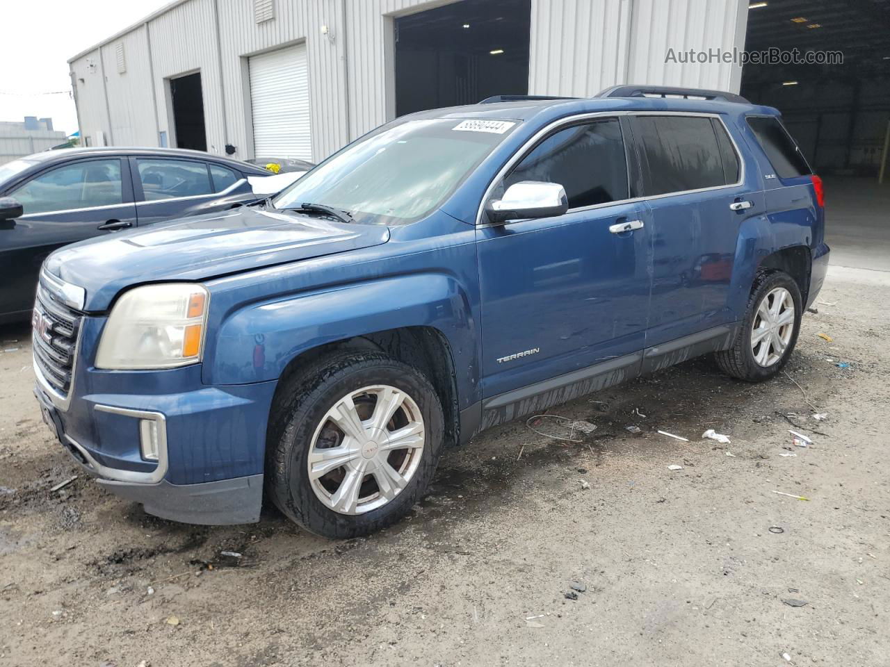 2016 Gmc Terrain Sle Синий vin: 2GKFLTEK5G6122811