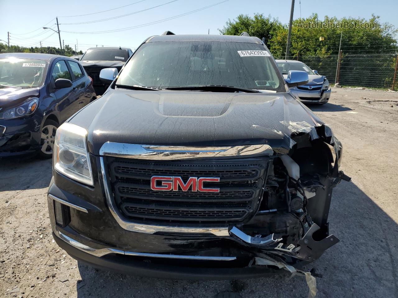 2016 Gmc Terrain Sle Черный vin: 2GKFLTEK5G6212881