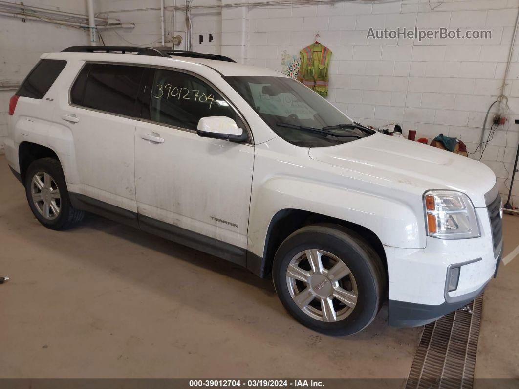 2016 Gmc Terrain Sle-2 White vin: 2GKFLTEK5G6254497