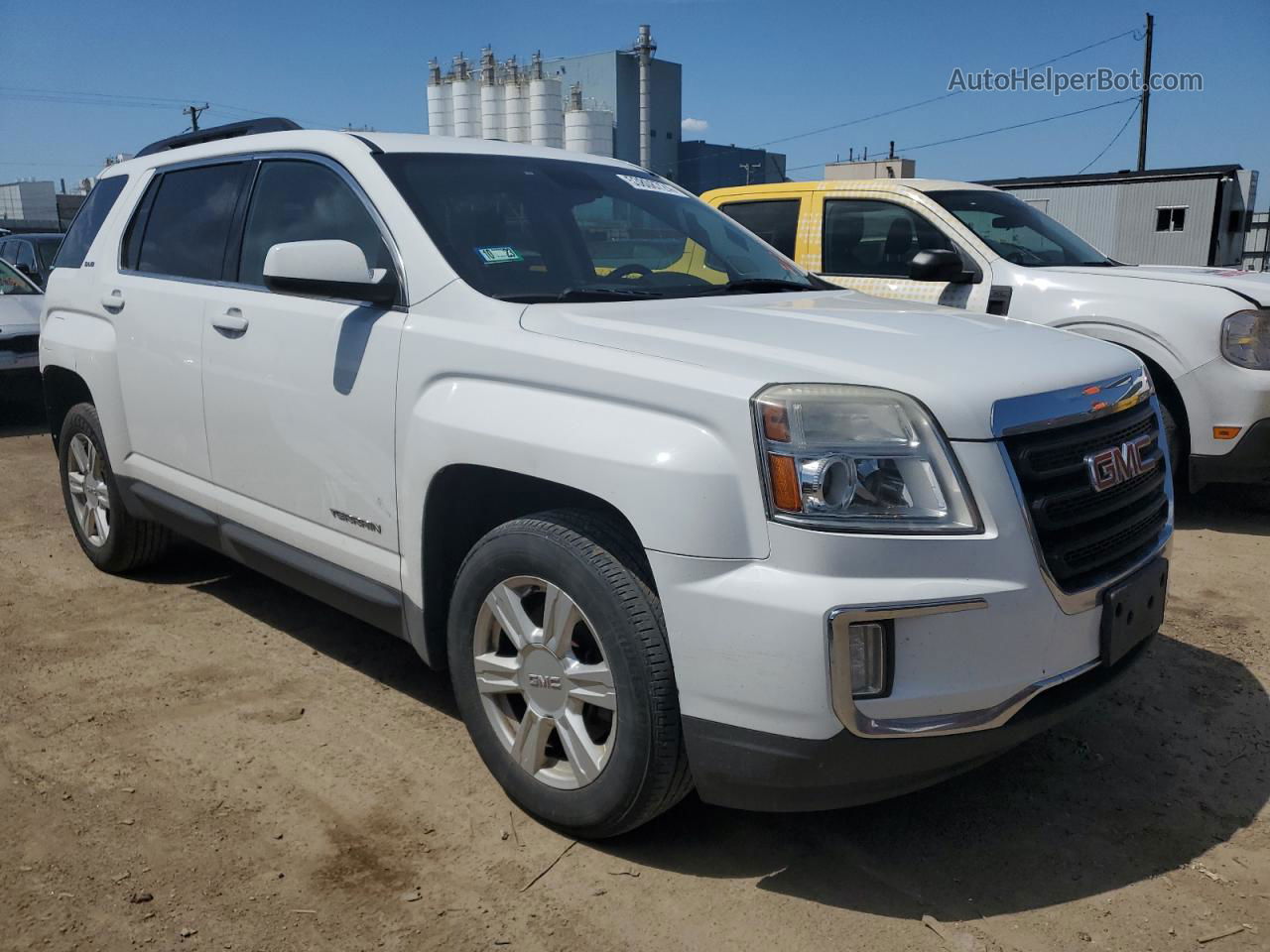 2016 Gmc Terrain Sle White vin: 2GKFLTEK5G6320546