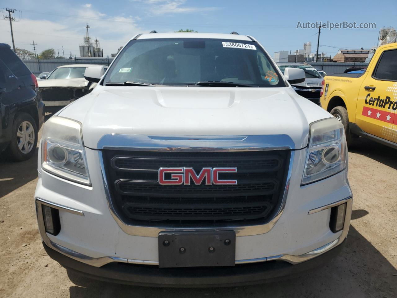 2016 Gmc Terrain Sle White vin: 2GKFLTEK5G6320546