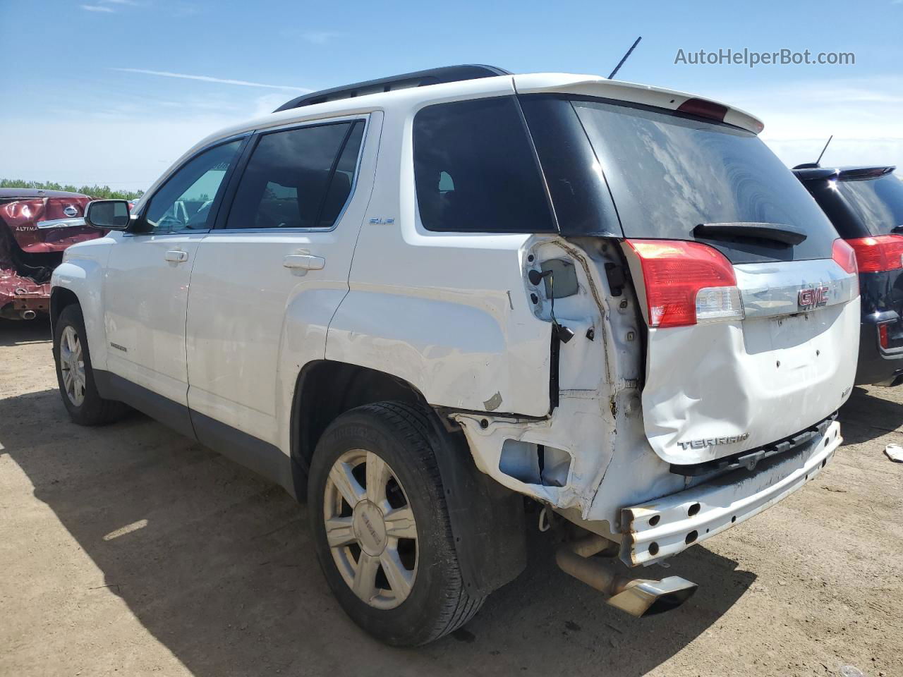 2016 Gmc Terrain Sle White vin: 2GKFLTEK5G6320546