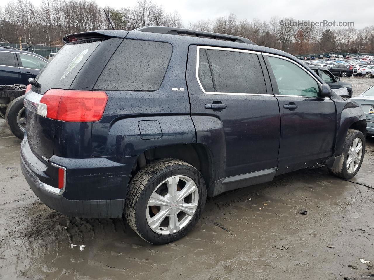 2017 Gmc Terrain Sle Blue vin: 2GKFLTEK5H6193508