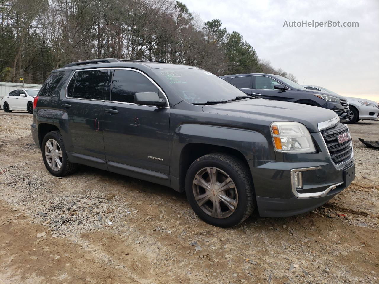 2017 Gmc Terrain Sle Gray vin: 2GKFLTEK5H6295407