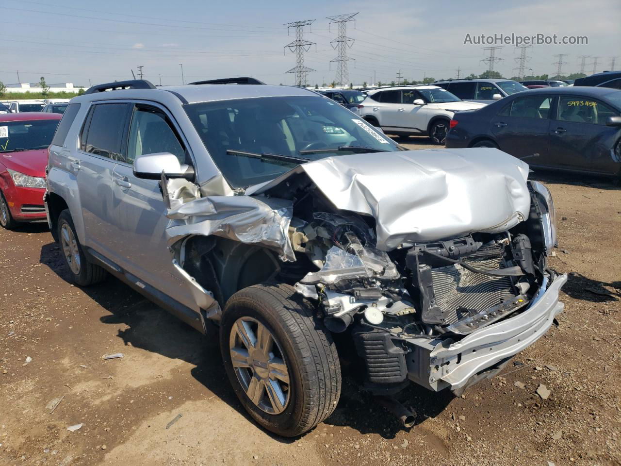 2016 Gmc Terrain Sle Silver vin: 2GKFLTEK6G6157650