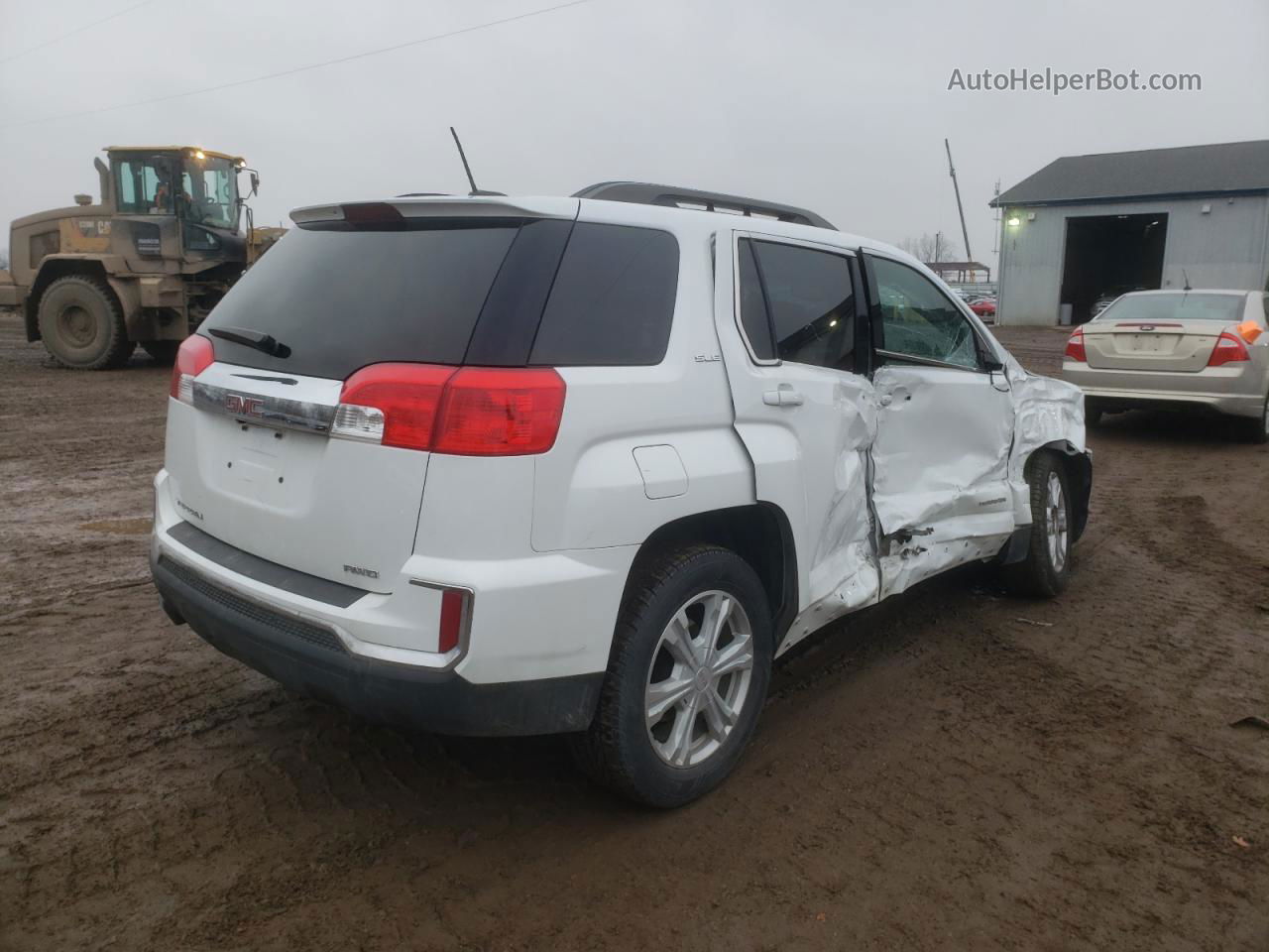 2017 Gmc Terrain Sle White vin: 2GKFLTEK6H6274288