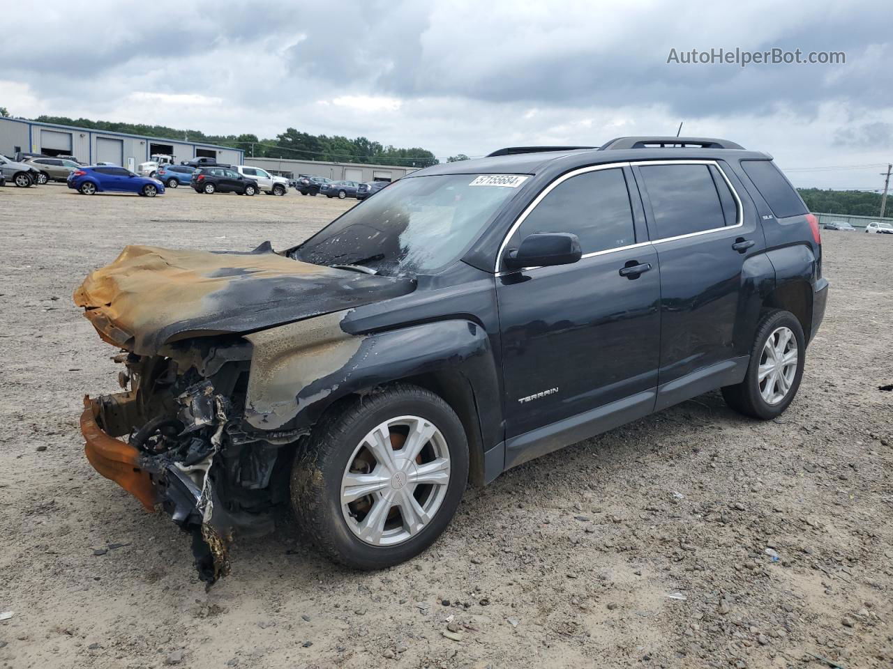 2017 Gmc Terrain Sle Black vin: 2GKFLTEK6H6317334