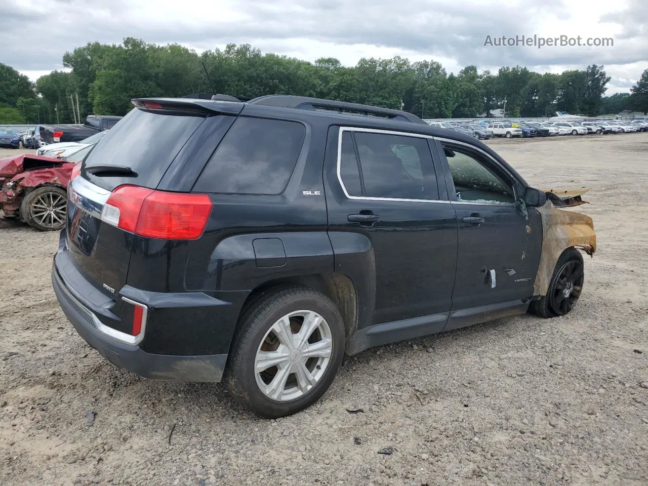 2017 Gmc Terrain Sle Black vin: 2GKFLTEK6H6317334