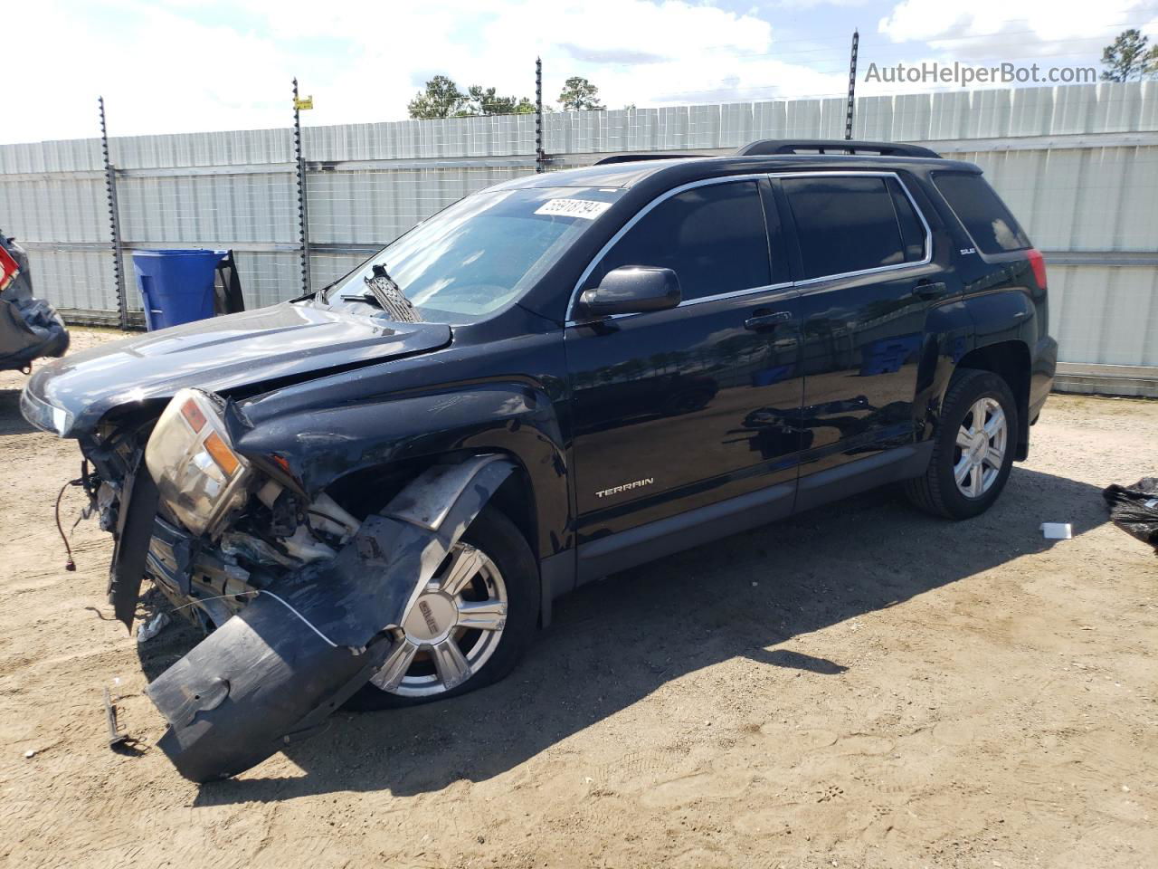 2016 Gmc Terrain Sle Черный vin: 2GKFLTEK7G6209531