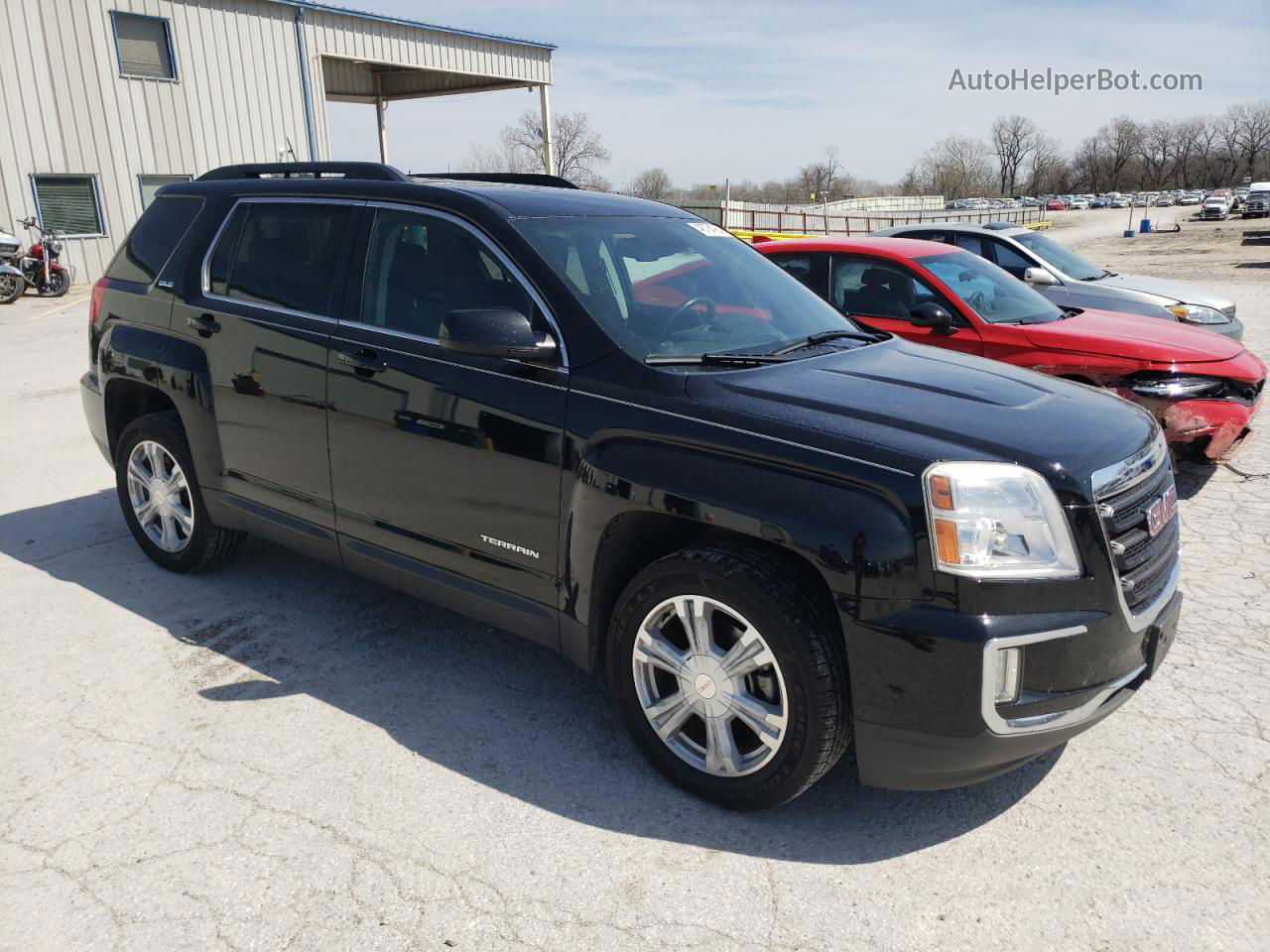 2017 Gmc Terrain Sle Черный vin: 2GKFLTEK7H6170778