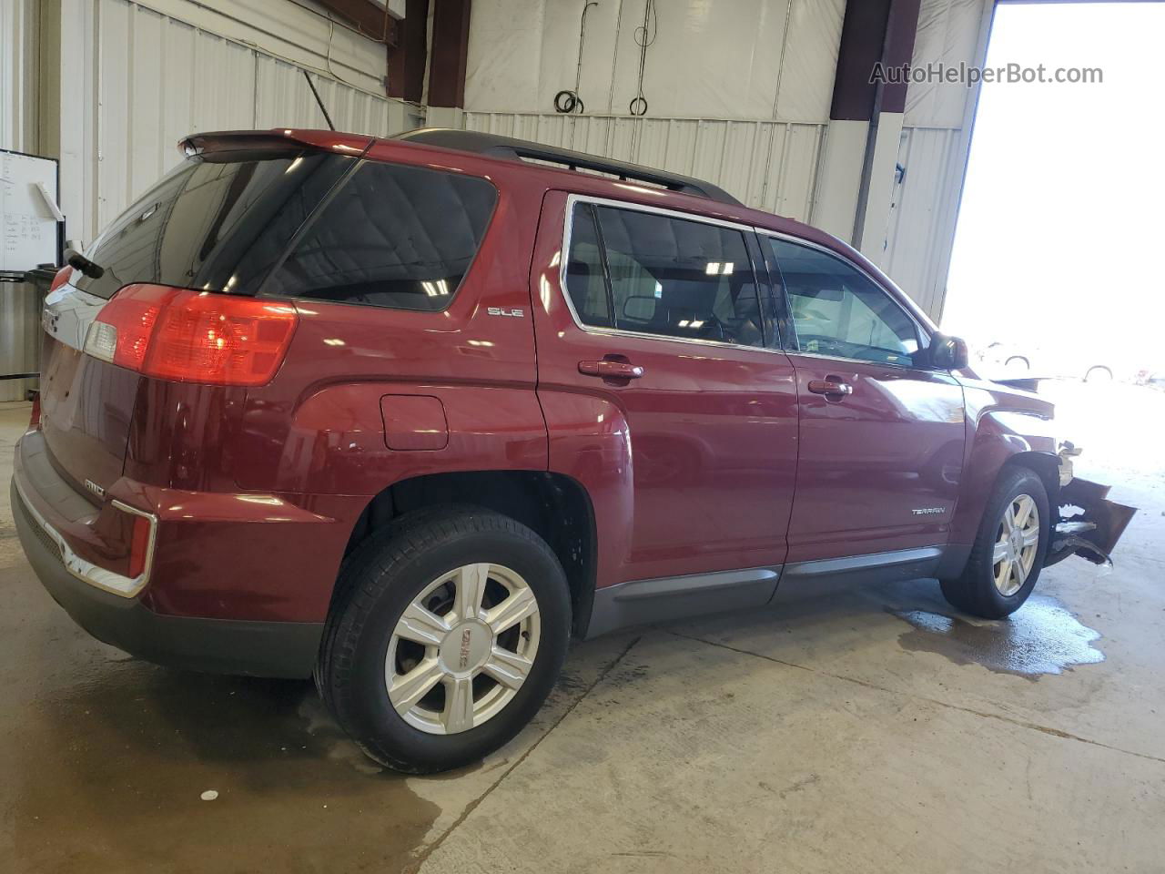 2016 Gmc Terrain Sle Maroon vin: 2GKFLTEK9G6129857