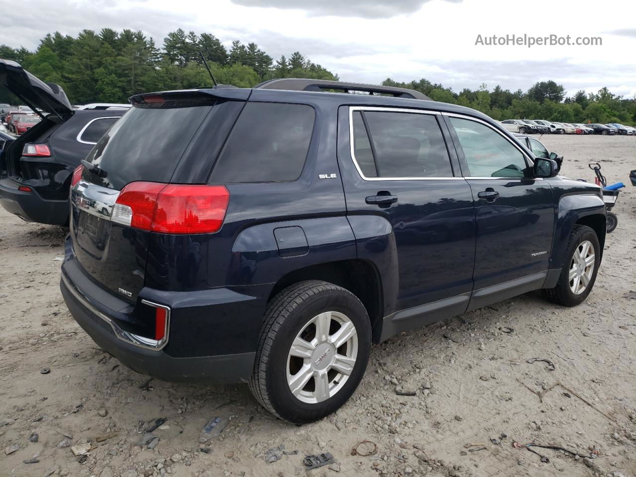 2016 Gmc Terrain Sle Blue vin: 2GKFLTEK9G6157352