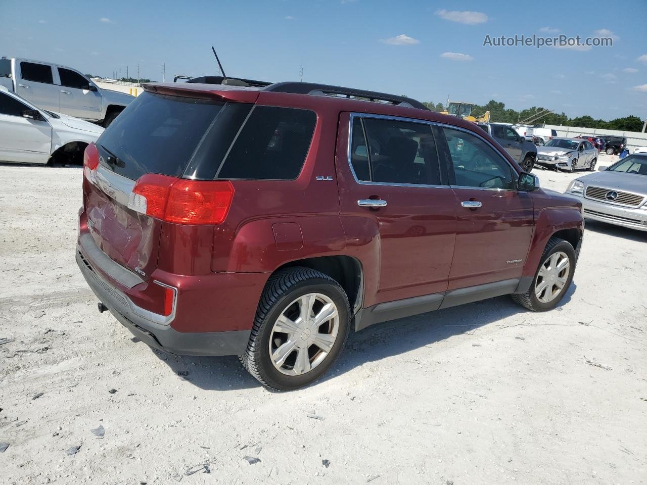 2016 Gmc Terrain Sle Красный vin: 2GKFLTEK9G6323384