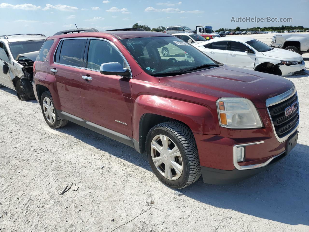 2016 Gmc Terrain Sle Red vin: 2GKFLTEK9G6323384