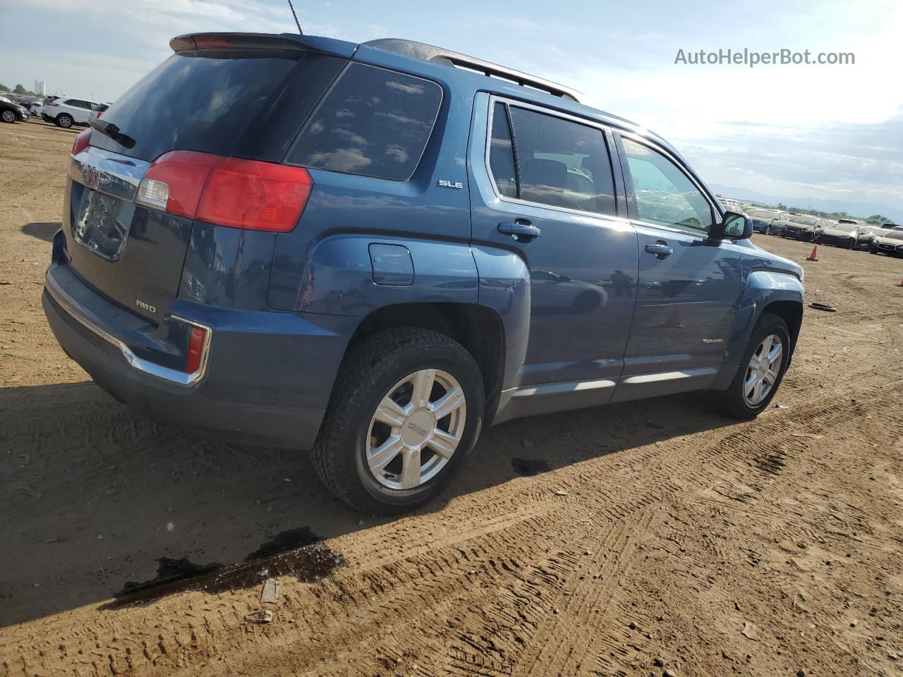 2016 Gmc Terrain Sle Blue vin: 2GKFLTEKXG6291058