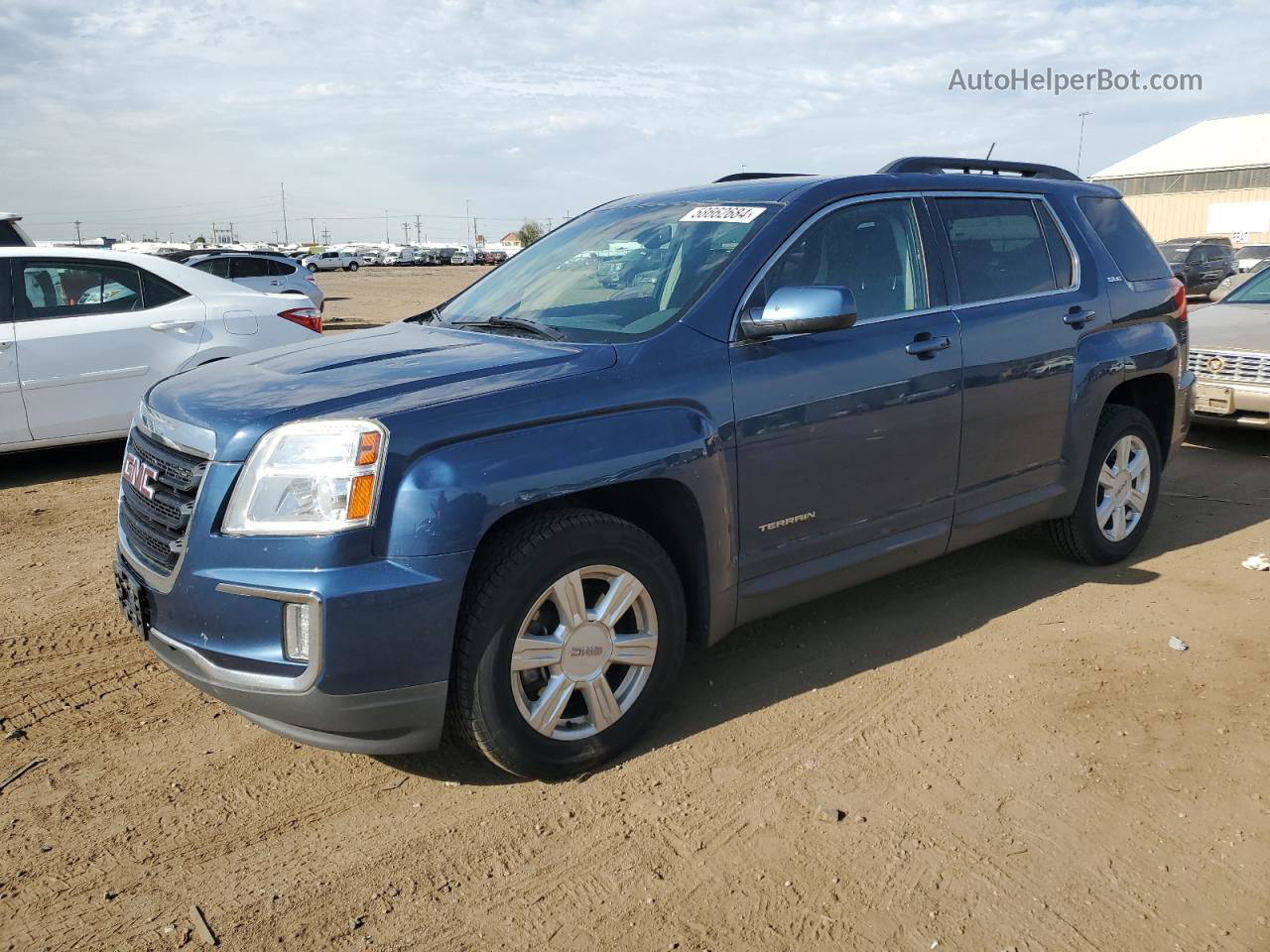 2016 Gmc Terrain Sle Blue vin: 2GKFLTEKXG6291058