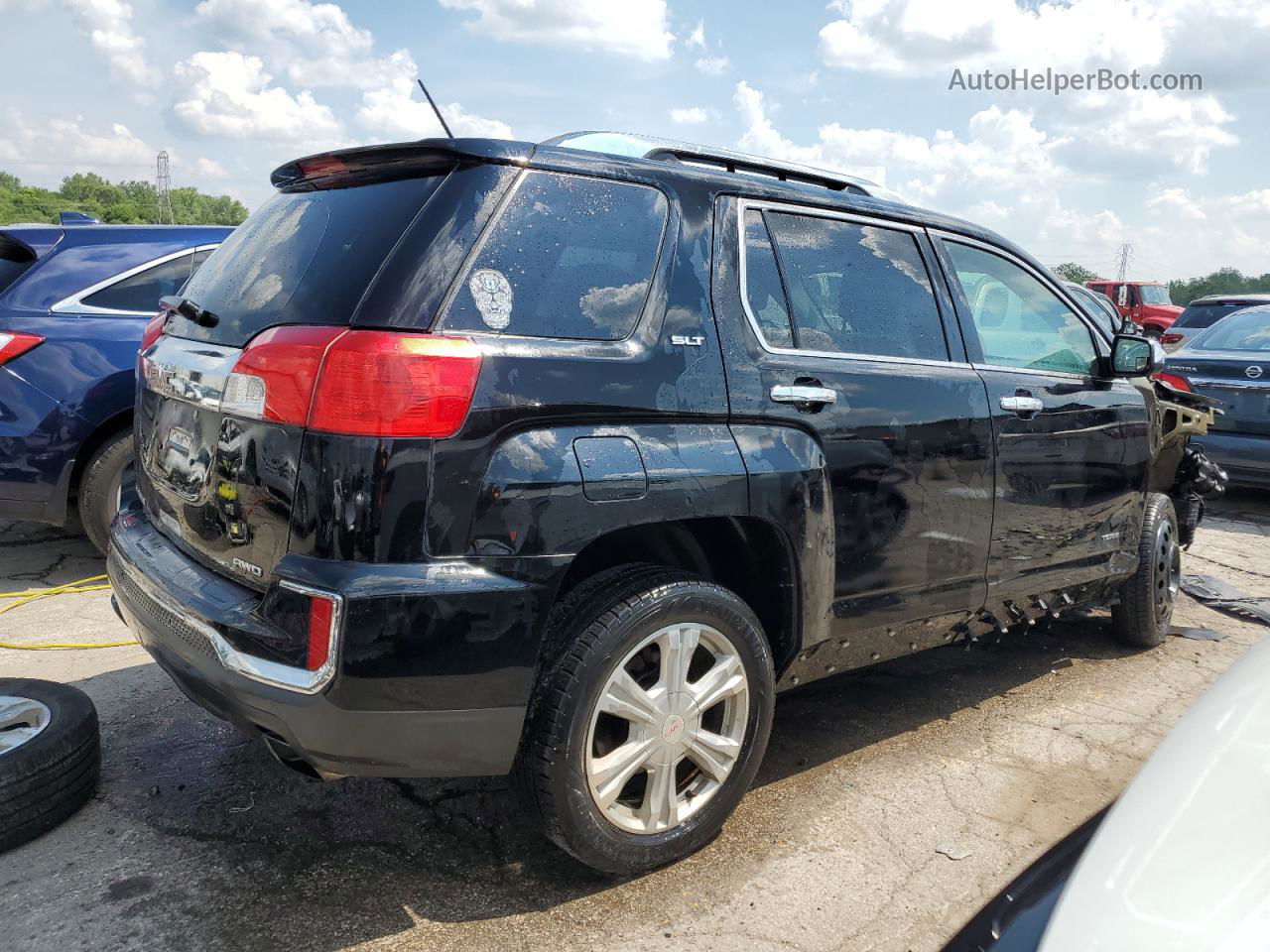 2016 Gmc Terrain Slt Черный vin: 2GKFLUE30G6157755