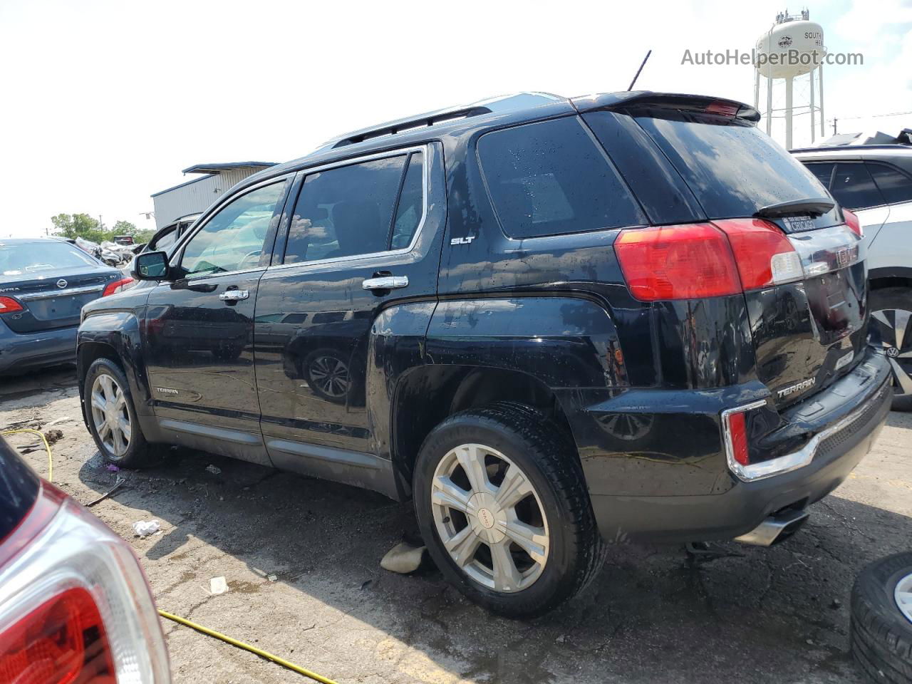 2016 Gmc Terrain Slt Черный vin: 2GKFLUE30G6157755