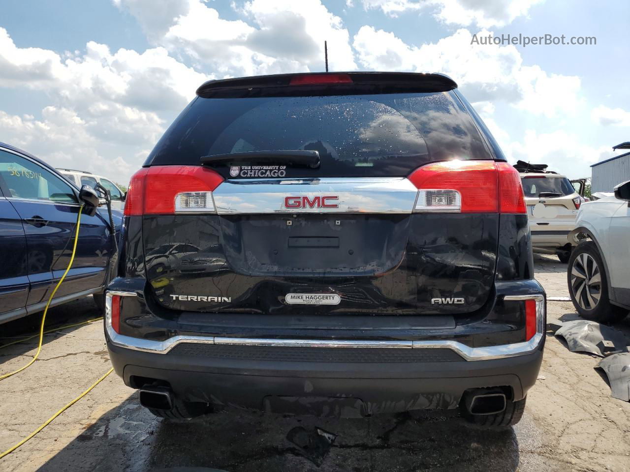 2016 Gmc Terrain Slt Черный vin: 2GKFLUE30G6157755