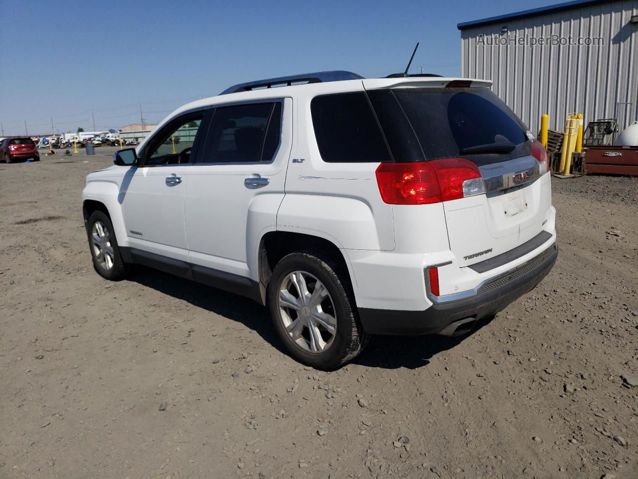 2016 Gmc Terrain Slt White vin: 2GKFLUE30G6320341